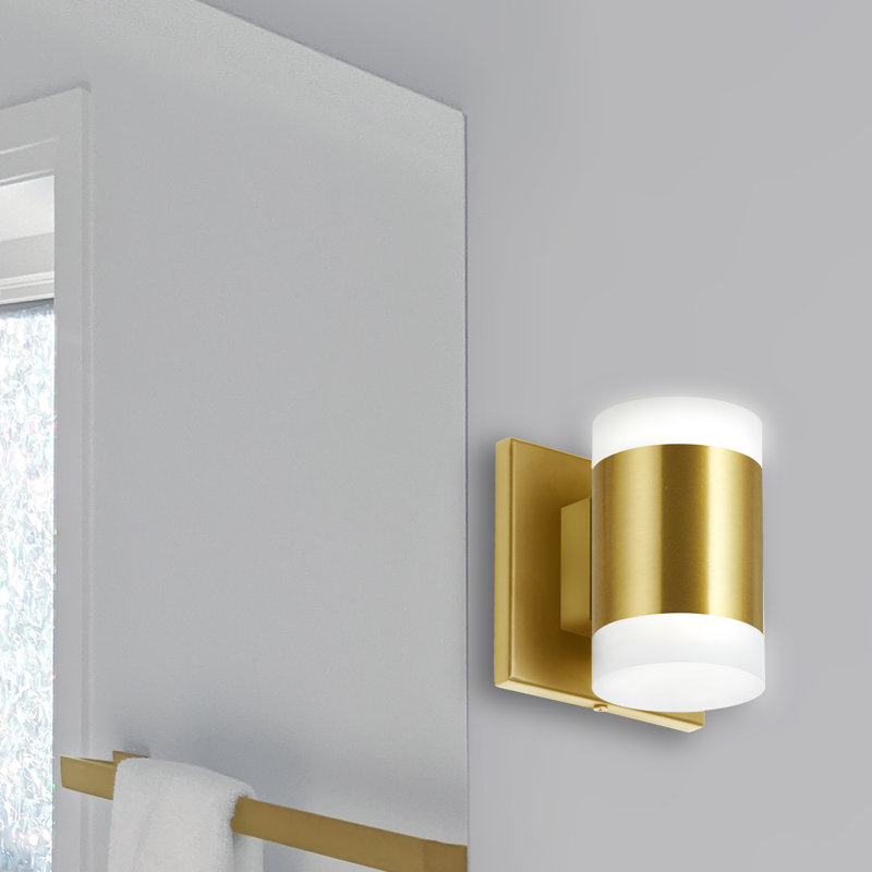 Vicenza LED Wallchiere, Aged Brass