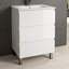 Ensemble de meuble-lavabo simple 23" avec miroir mcphail Jasso