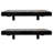 Emerald Lee 2 Piece Oak Bracket Shelf-94491031
