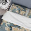 Ensemble de housse de couette Beige and Blue Bird Flower II-1837599069