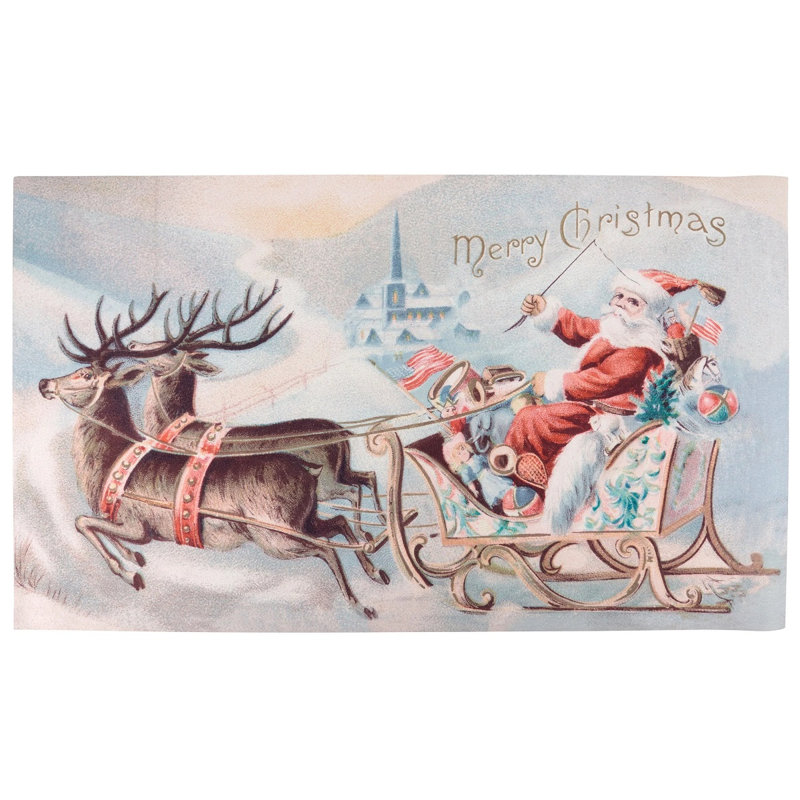  Merry Christmas Rug-Indoor/Outdoor