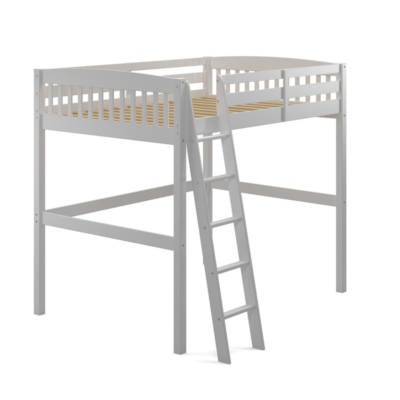 Lit mezzanine double Jahliah Kids, Blanc