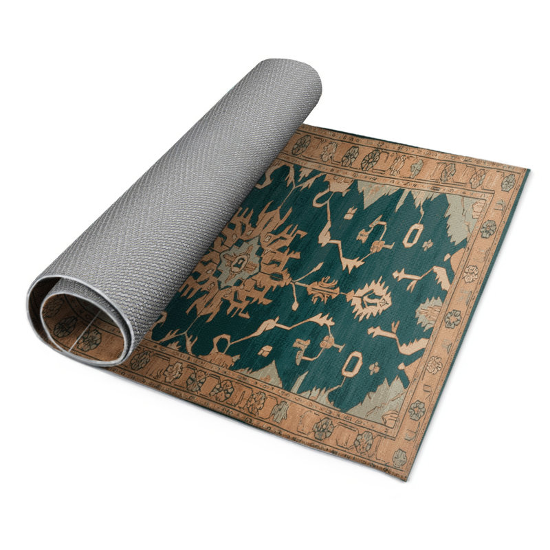 Tapis bleu intérieur et extérieur surteint