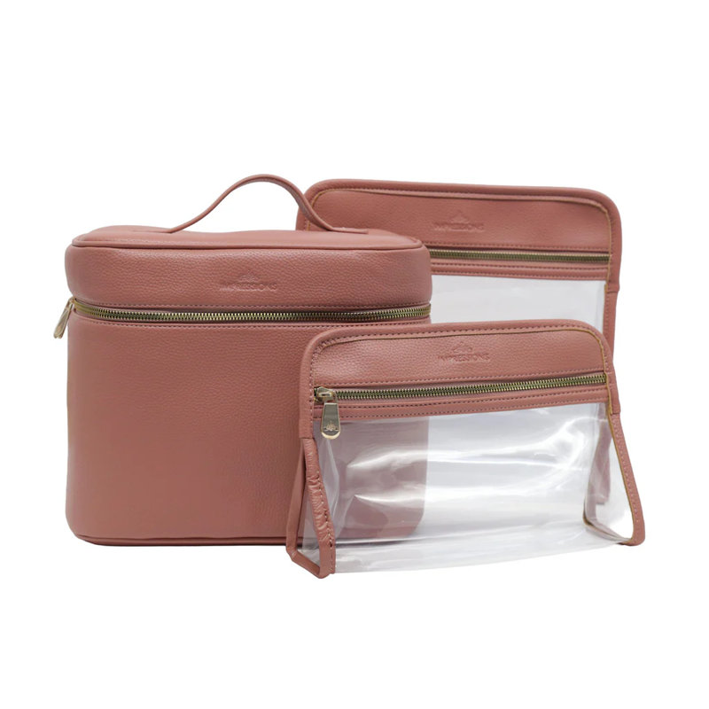 Ensemble de trousse de maquillage de voyage 3 pièces Seville