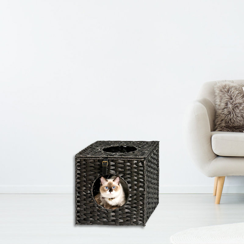 Lit pour chat Bhure, Noir