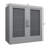 Mance Display Cabinet With Tempered Glass Shelves-1368225826