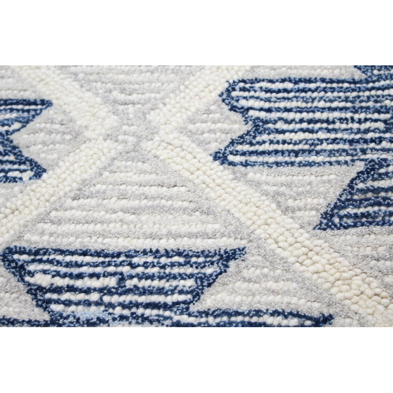 Monreal Wool Geometric Indoor Rug, Rectangle 5' x 7'6"
