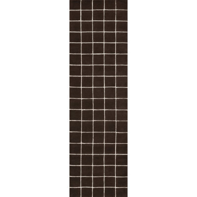 Montara Form Hand Tufted Wool Geometric Brown Area Rug
