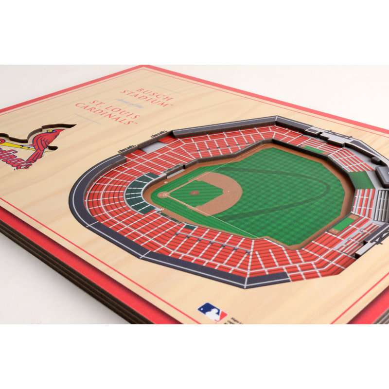 Présentoir de bureau MLB 3D StadiumViews, Cardinals de St-Louis