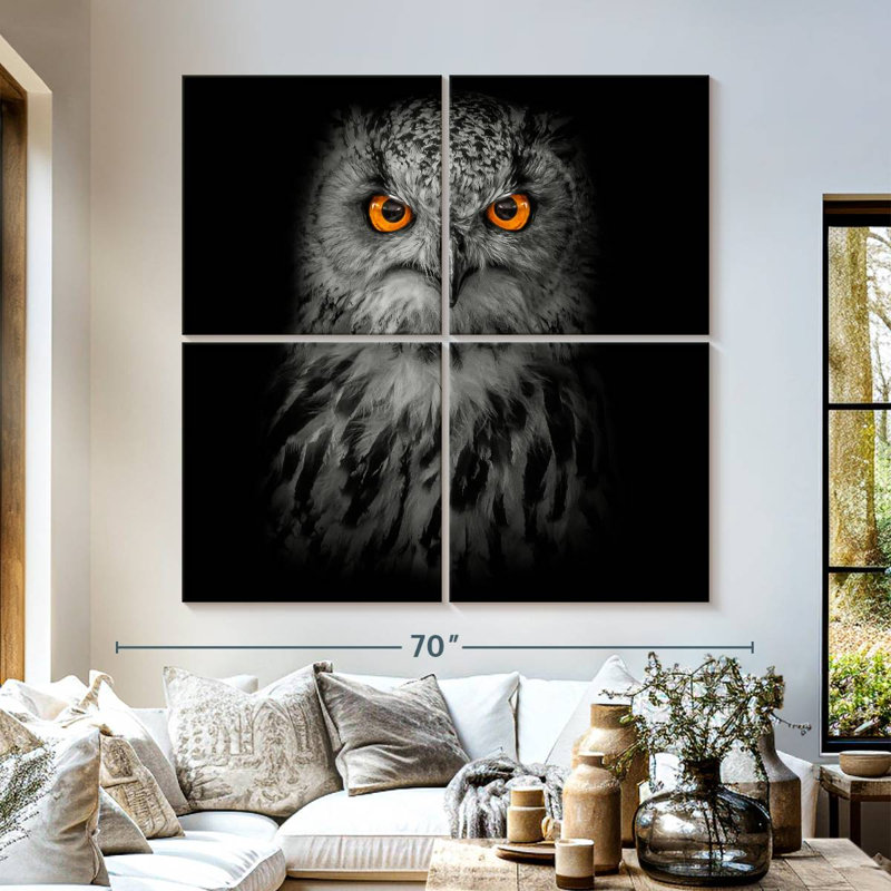 Brampt Intense Eagle Owl, 57" H x 57" W