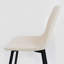 Chaises d'appoint de salle à manger rembourrées en tissu-380214363