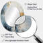 Paysage d'hiver simple beige et doré - miroir mural ovale moderne-1009182929