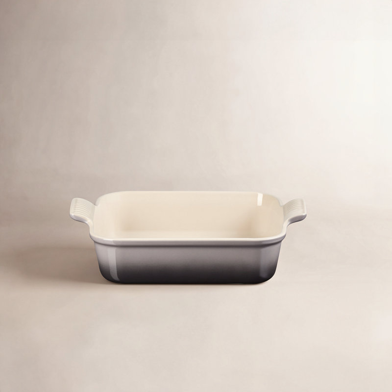 Le Creuset Heritage Stoneware Square Dish, 3 qt., Oyster