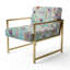 Chaise d'appoint rembourrée Wild Flowers Meadows II-112890004