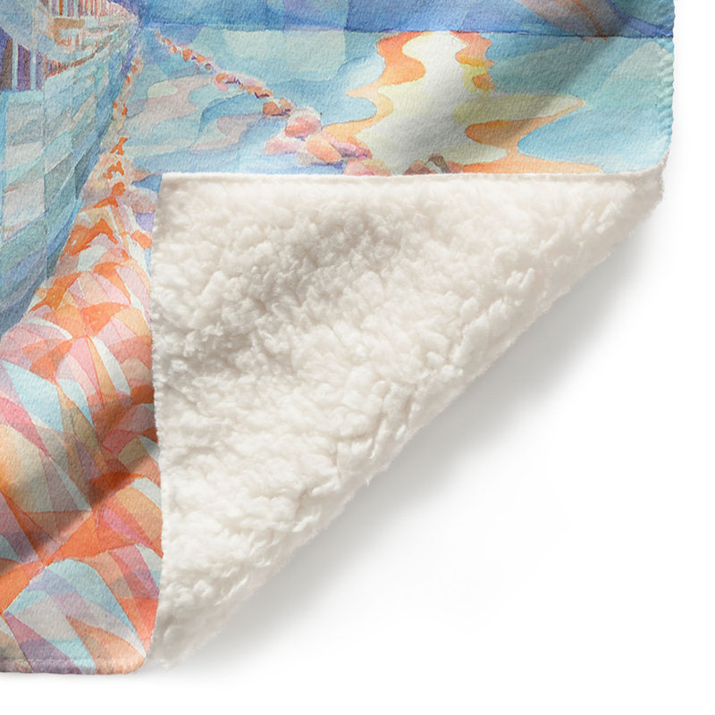 Couverture sherpa douce egrets flight, l 51 po x L 60 po