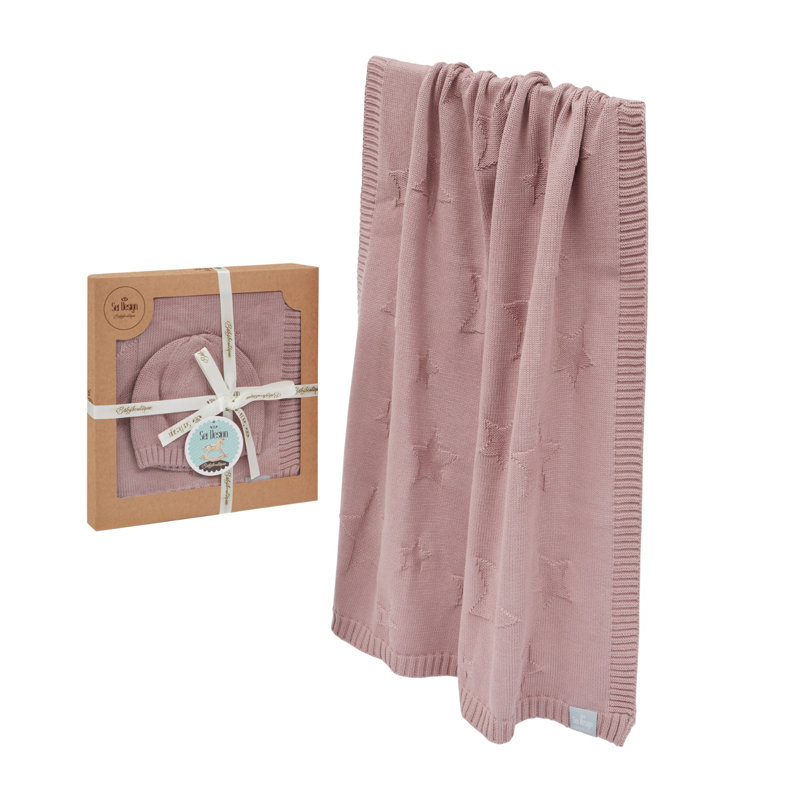 Cotton Baby Blanket, Pink