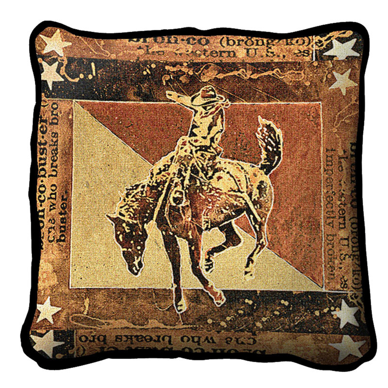 Cotton Reversible Throw Pillow