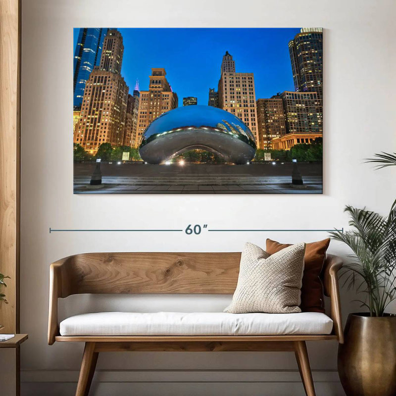 Sireci Cloud Gate Sculpture, 34" H x 51" W