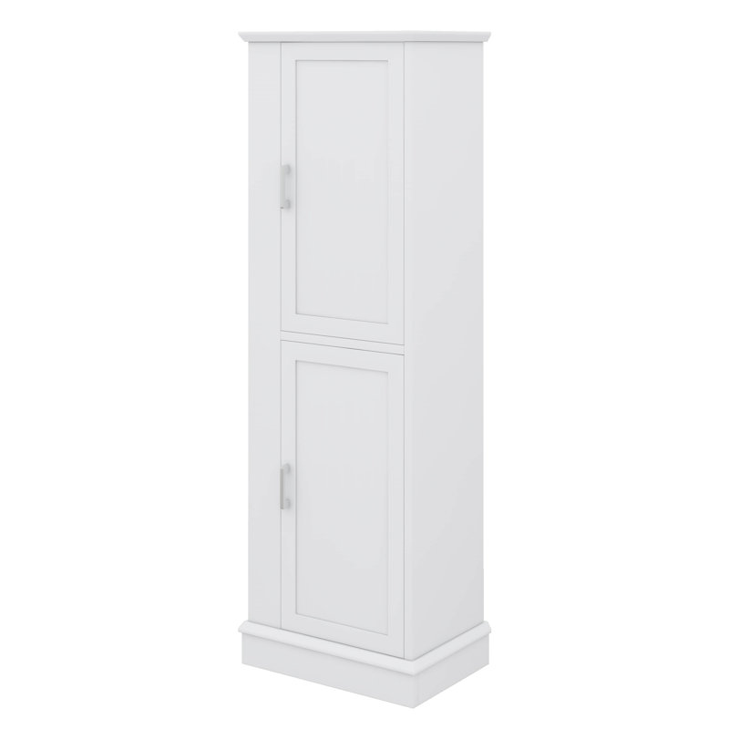 Tall Storage Cabinet, Bathroom Floor Freestanding Storage Cabinet With Hook And Adjustable Shelf For Bathroom, Office, Living Room