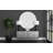 Lumina Ebonized Mango Wood Server with Nickel Doors & Media Storage