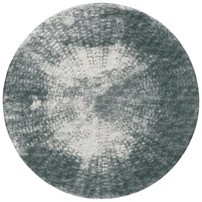 Tapis noir abstrait tissé à la machine