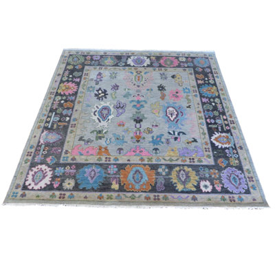 One-of-a-Kind 7'9" Wool Area Rug in Gray