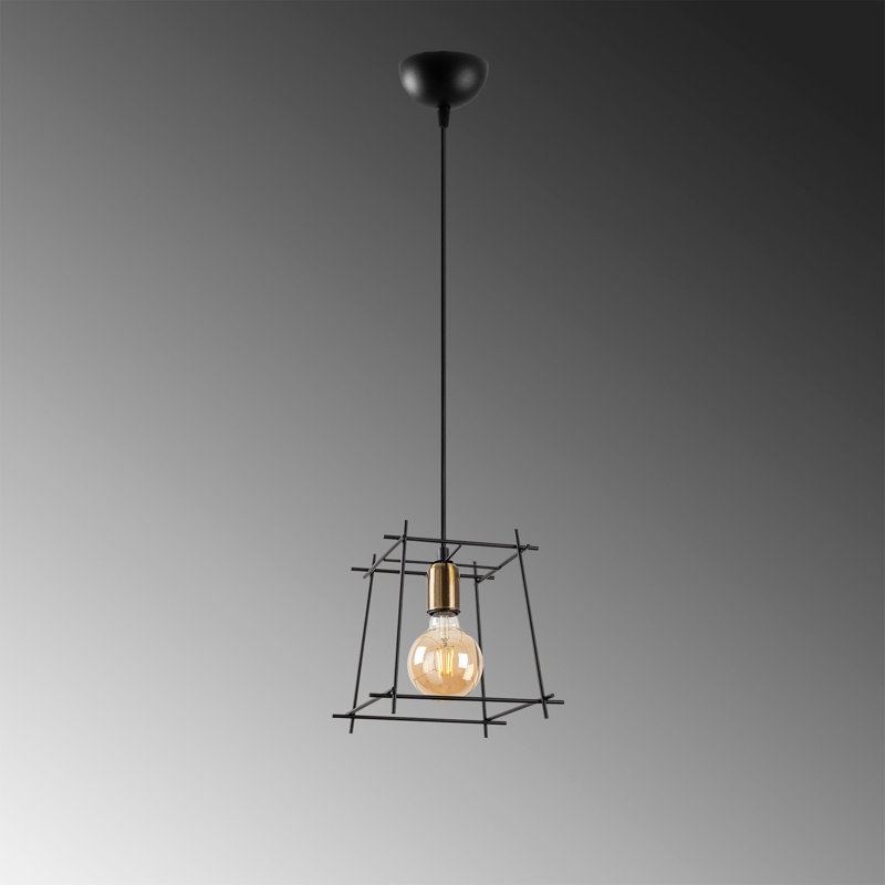 Luminaire suspendu géométrique 1 lumière Hullinger
