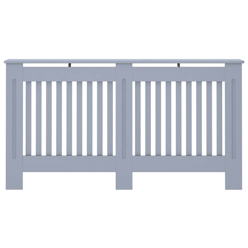 Couvercle de radiateur WALPLUS pour armoire de radiateur en panneaux de fibres à densité moyenne anthracite 152 x 19 x 81,5 cm anthracite