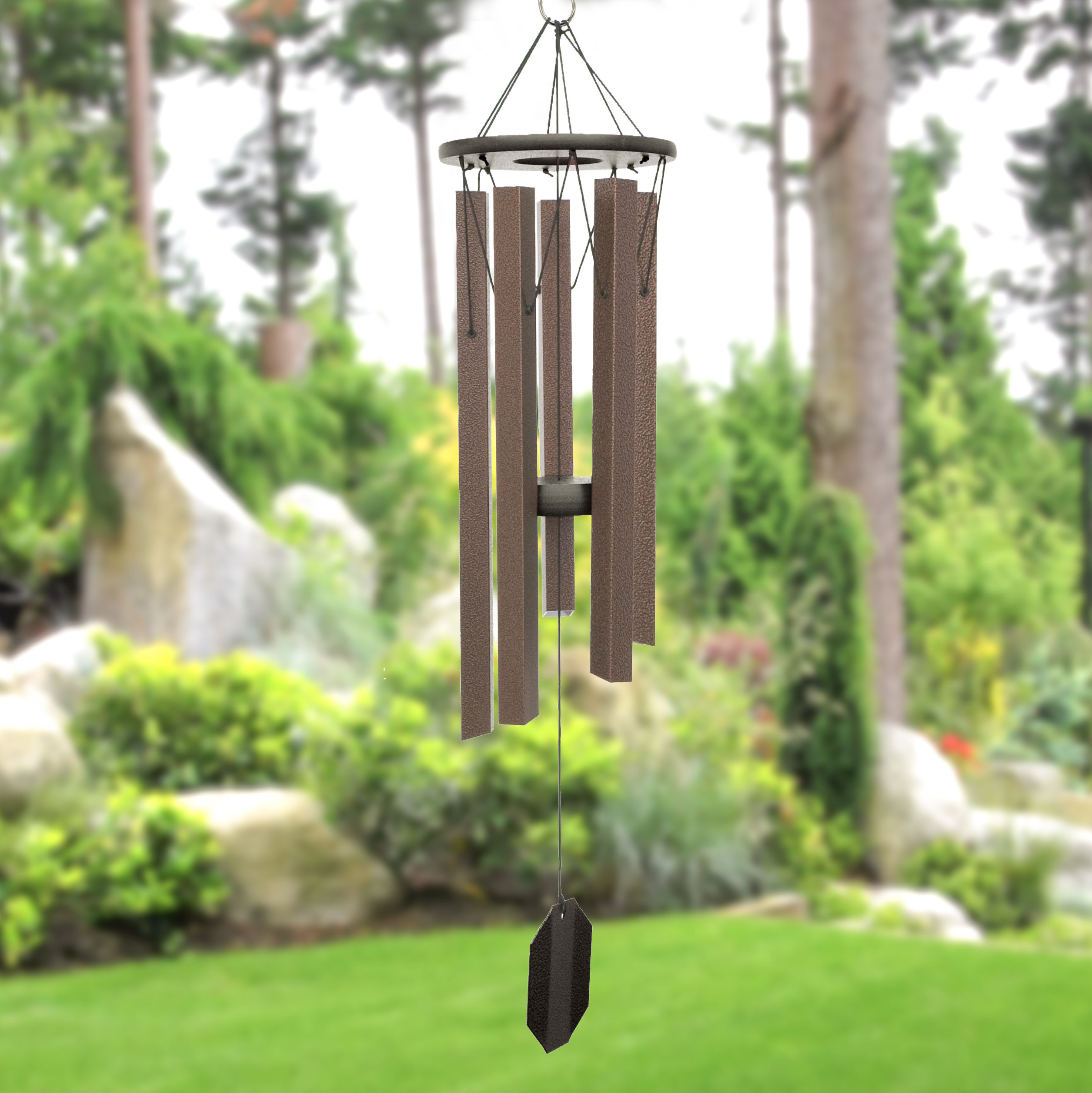 Outdoor Leisure Products Weather Resistant Metal Wind Chime | Wayfair