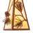 1 - Light Brown/Beige Single Pendant