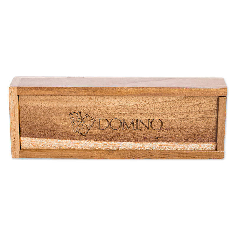 Janiely Loon Peak® 2 Player Wood Dominoes