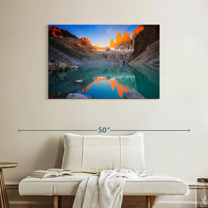 Parc Torres Del Paine Alpenglow, H 26 po x l 39 po