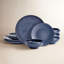 Mikasa Rylan Blue 12-Piece Stoneware Dinnerware Set