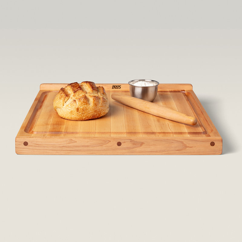 BoosBlock® John Boos Maple Wood Pastry Board, 23.75" W x 23.75" L