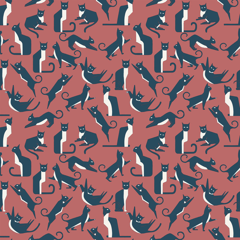 10m x 52cm Matte Wallpaper Roll, Pink