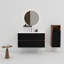 Meuble-lavabo mural 36 po avec lavabo intégré en céramique avec trop-plein, grand meuble-lavabo flottant avec rangement pour salle de bain moderne, KD-126271671-126271673