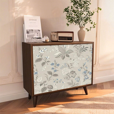 Pine Top Vintage Style Decorative Cabinet