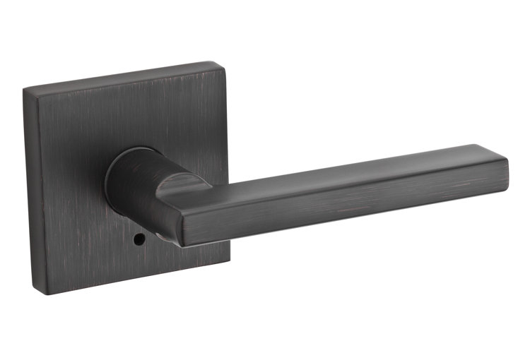 Halifax Privacy Door Lever with Square Rosette