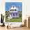  «Victorian Home 2» par Carol Young, art mural sur toile, 20 po x 24 po