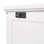 Lit armoire en pin massif massif avec station de charge et grand tiroir de rangement pour bureau à domicile ou petite pièce, double