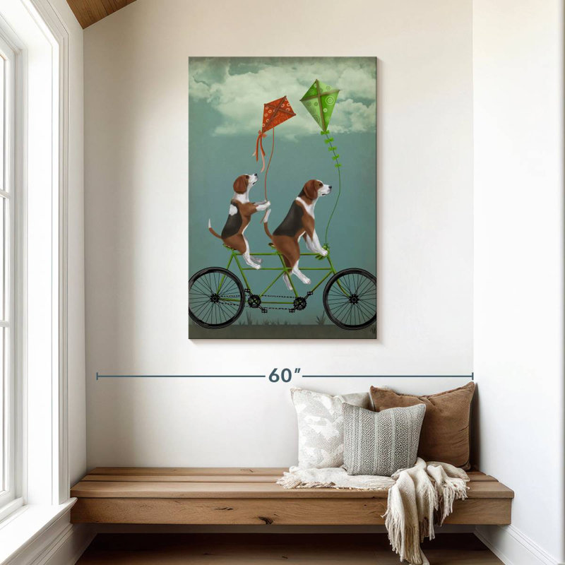 Brampt Beagle Tandem, 45" H x 30" W