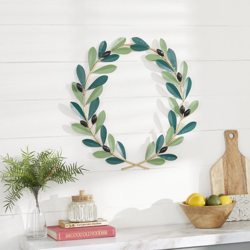 Farmhouse Plants & Flowers Wall Decor on Metal