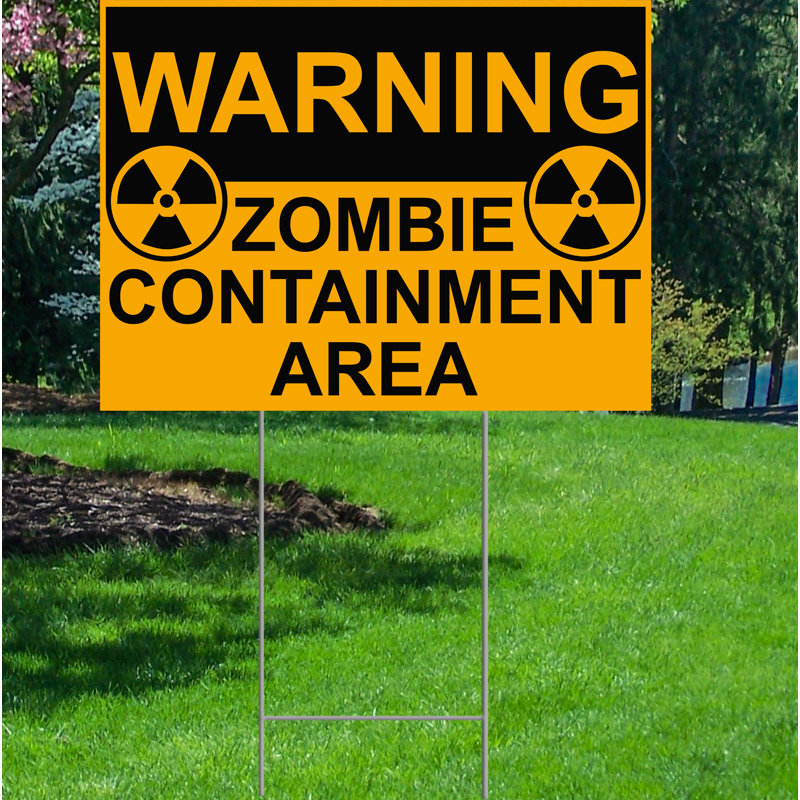 Tige de jardin en plastique Evil Zombie