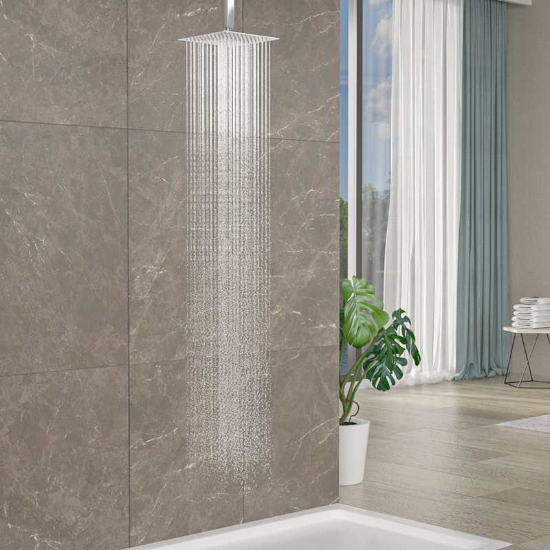 Rain Fixed Shower Head 2.5 GPM GPM