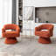 Fauteuil demi-tonneau pivotant de 28 po Kenzlee-531687464