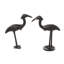 Ensemble de 2 sculptures d'oiseaux Auria