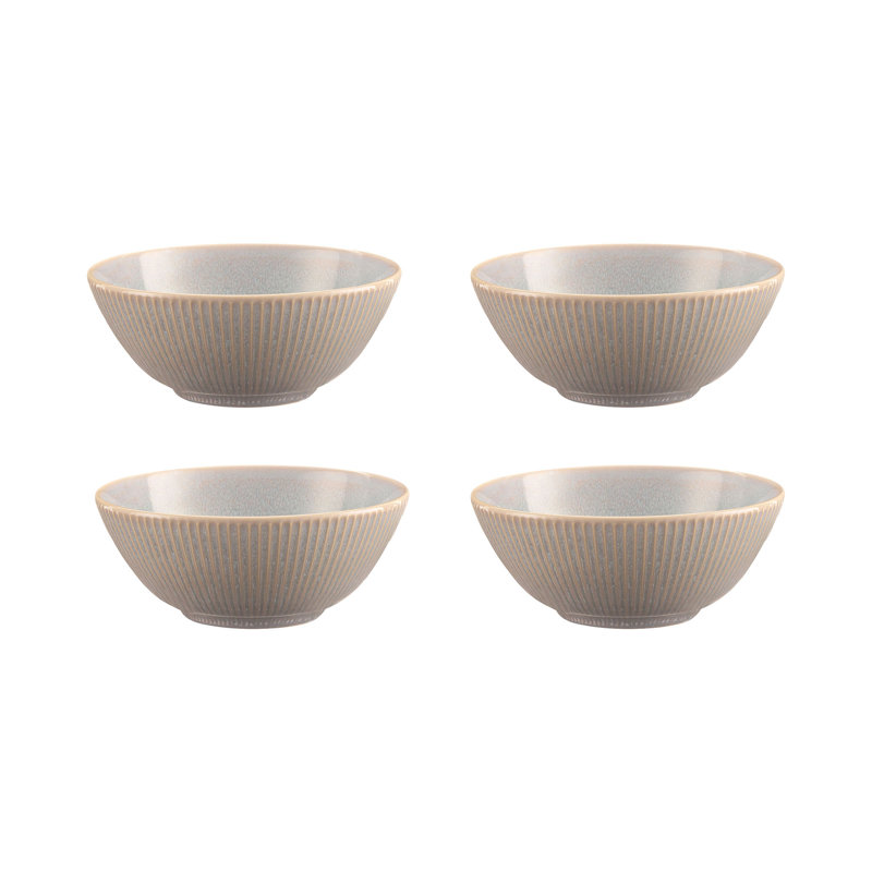Reactive Linear Set Of 4 Bowls 16CM, Grey