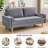 Modern Loveseat Sofa, Small Sofa Couch For Small Spaces, Bedroom And Living Room-276585589