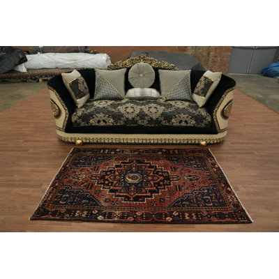Elegant Traditional Geometric Rug 4x6