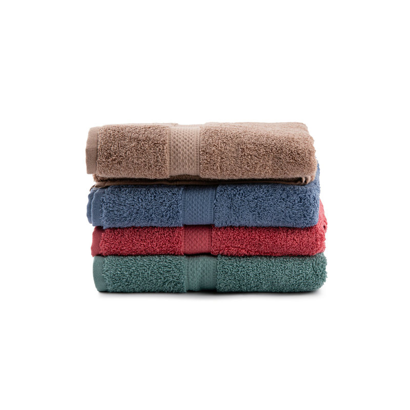 Luxurious Hand Towel Set (4 Pieces), 100% Cotton, 19.7 x 39.4 inches | 500 GSM for Ultimate Absorbency | Machine Washable, Perfect Gift in Elegant Box